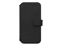 KEY Unstad - Lommebok for mobiltelefon - MagSafe-samsvar stoff, PU Nappa-l&#230;r, 100 % resirkulert termoplastisk polyuretan (TPU) - svart - for Apple iPhone 14 Plus