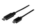 StarTech.com USB C to Micro USB Cable 3 ft / 1m - USB 2.0 Cable - Micro USB Cord - Micro B USB C Cable - USB 2.0 Type C (USB2CUB1M) - USB type C-kabel - 24 pin USB-C til Micro-USB type B - 1 m