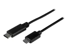 StarTech.com USB C to Micro USB Cable - 3 ft / 1m USB 2.0 Cable - Micro USB Cord - Micro B USB C Cable - USB 2.0 Type C (USB2CUB1M) - USB type C-kabel - 24 pin USB-C til Micro-USB type B - 1 m