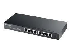 Zyxel GS1900-8 - Switch - smart 8 x 10/100/1000 - stasjon&#230;r, veggmonterbar
