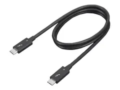 Lenovo - Thunderbolt-kabel - 24 pin USB-C (hann) til 24 pin USB-C (hann) Thunderbolt 4 - 70 cm - 8K 60Hz støtte, 4K 60Hz støtte - svart
