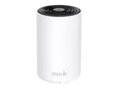TP-Link Deco XE75 V1 - Wi-Fi-system (ruter) - inntil 2900 kvadratfot - maske 1GbE - Wi-Fi 6E - Multib&#229;nd