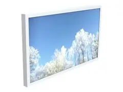 HI-ND - Monteringssett (hylster) for flatpanel - hvit - skjermstørrelse: 43" - veggmonterbar - for Samsung QM43B-T