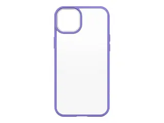 OtterBox React Series - ProPack Packaging baksidedeksel for mobiltelefon - antimikrobielt - polykarbonat, termoplastisk elastomer (TPE), 50 % resirkulert plast - purplexing - for Apple iPhone 14 Plus