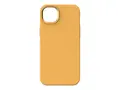 KEY - Baksidedeksel for mobiltelefon antibakteriell - MagSafe-samsvar - v&#230;skesilikon, hard polykarbonat - honningkakeoransje - 6.7&quot; - for Apple iPhone 14 Plus (6.7 tommer)