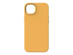 KEY - Baksidedeksel for mobiltelefon - antibakteriell MagSafe-samsvar - v&#230;skesilikon, hard polykarbonat - honningkakeoransje - 6.7&quot; - for Apple iPhone 14 Plus (6.7 tommer)