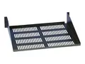 Eaton Tripp Lite Series Rack Enclosure Cantilever Toolless Mount Fixed Shelf 2URM Rack-hylle - svart - 2U