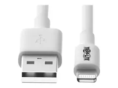 EATON TRIPPLITE USB-A to Lightning Sync/Charge Cable MFi Certified - White