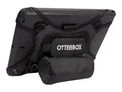 OtterBox Utility Series Latch - Baksidedeksel for nettbrett med tilbehørspose - svart - 7"