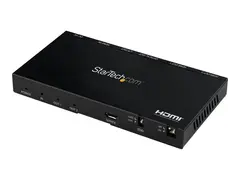 STARTECH HDMI SPLITTER - 2 PORT HDMI 2.0 4K 60HZ WITH SCALER - 7.1 SOUND