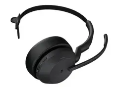 Jabra Evolve2 55 MS Mono - Hodesett - on-ear Bluetooth - tr&#229;dl&#248;s - aktiv st&#248;ydemping - USB-C - svart - Certified for Microsoft Teams