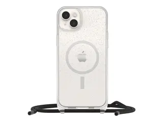 OtterBox React Series - Baksidedeksel for mobiltelefon MagSafe-samsvar - stjernestøv (klart glitter) - for Apple iPhone 14 Plus