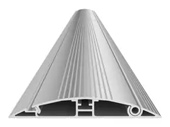 Multibrackets M - Kabeldekke - 139 mm width, aluminum gulvmonterbar - 2.2 m - svart