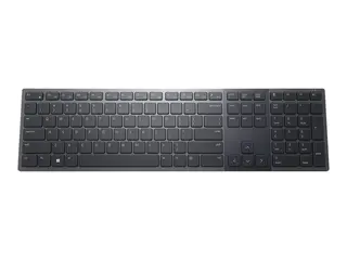 Dell Premier KB900 - Tastatur - samarbeid bakbelysning - trådløs - 2.4 GHz, Bluetooth 5.1 - QWERTY - Pan Nordic - grafitt - med 3 years NBD Advance Exchange