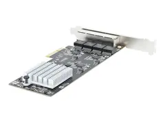 STARTECH.COM 4-Port 2.5G NBASE-T PCIe Network Card Computer Network Card Inte