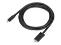 Targus - USB-kabel - 24 pin USB-C (hann) til 24 pin USB-C (hann) skrubar 1.8 m - svart - for P/N: DOCK191USZ, DOCK430EUZ, DOCK430USZ