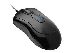 Kensington Mouse-in-a-Box USB - Mus høyre- og venstrehåndet - optisk - 3 knapper - kablet - USB - svart - løsvekt