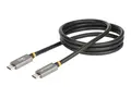STARTECH.COM 3ft 1m USB4 Cable USB-IF Certified USB-C Cable 40 Gbps 100W 8K 6