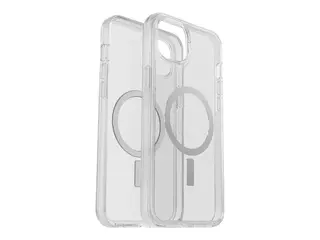 OtterBox Symmetry Series+ - Baksidedeksel for mobiltelefon antimikrobielt - MagSafe-samsvar - polykarbonat, syntetisk gummi - blank - for Apple iPhone 14 Plus