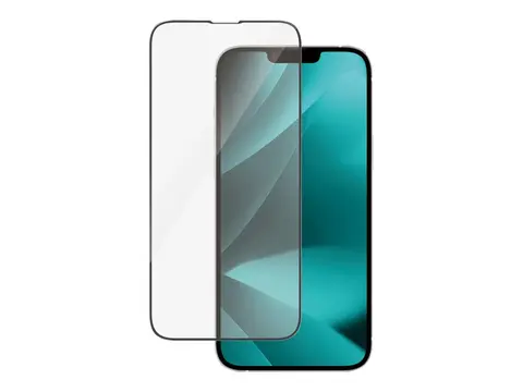 PanzerGlass - Skjermbeskyttelse for mobiltelefon ultrabred passform - glass - rammefarge svart - for Apple iPhone 13 Pro Max, 14 Plus