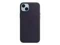 Apple - Baksidedeksel for mobiltelefon MagSafe-samsvar - l&#230;r - blekk - for iPhone 14 Plus