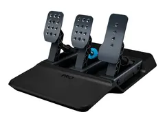 Logitech G Pro Racing Pedals - Pedaler kablet - for PC, Microsoft Xbox One, Sony PlayStation 4, Sony PlayStation 5, Microsoft Xbox Series S, Microsoft Xbox Series X