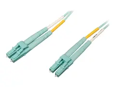 Eaton Tripp Lite Series 10Gb/40Gb/100Gb Duplex Multimode 50/125 OM4 LSZH Fiber Patch Cable (LC/LC), Aqua, 3M (9.8 ft.) koblingskabel - 3 m - akvamarin