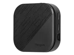 Targus USB-C Universal Dual HD Docking Station with 80W PD Pass-Thru dokkingstasjon - USB-C 3.2 Gen 2 - 2 x HDMI - 1GbE - TAA-samsvar