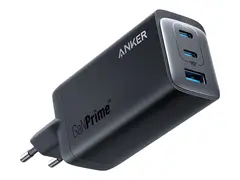 Anker - Str&#248;madapter - 120 watt 5 A - Anker PowerIQ 4.0 - 3 utgangskontakter (USB-type A, 2 x USB-C) - svart