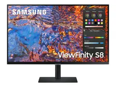 Samsung ViewFinity S8 S32B800PXP S80PB Series - LED-skjerm - 32&quot; - 3840 x 2160 4K @ 60 Hz - IPS - 350 cd/m&#178; - 1000:1 - DisplayHDR 600 - 5 ms - HDMI, DisplayPort, USB-C - svart