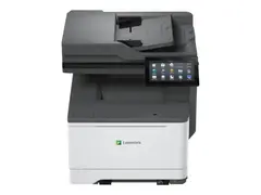 Lexmark CX635adwe - Multifunksjonsskriver farge - laser - A4/Legal (medie) - opp til 39.5 spm (kopiering) - opp til 40 spm (trykking) - 250 ark - 33.6 kbps - Gigabit LAN, Wi-Fi(ac), USB 2.0 vert, USB 2.0