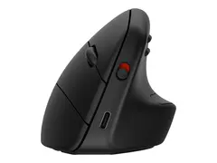 HP 925 - Vertikal mus - 6 knapper tr&#229;dl&#248;s - Bluetooth 5.3, 2.4 GHz - USB tr&#229;dl&#248;s mottaker - svart - b&#230;rekraftig emballasje