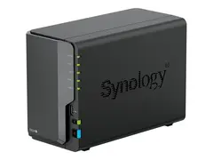 Synology Disk Station DS224+ - NAS-server RAID 0, 1, JBOD - RAM 2 GB - Gigabit Ethernet - iSCSI st&#248;tte