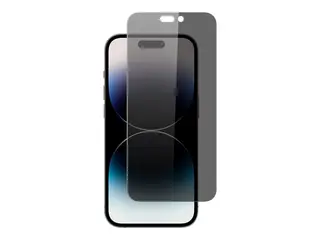 Screenor Privacy 360 - Skjermbeskyttelse for mobiltelefon glass - rammefarge svart - for Apple iPhone 15