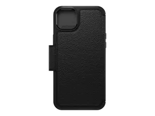 OtterBox Strada Series - Lommebok for mobiltelefon MagSafe-samsvar - lær, polykarbonat, metallås - skygge - for Apple iPhone 14 Plus