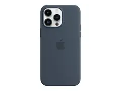 Apple - Baksidedeksel for mobiltelefon - med MagSafe silikon - stormblå - for iPhone 14 Pro Max