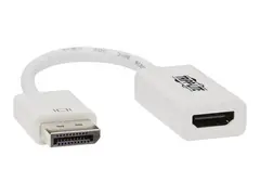 Eaton Tripp Lite Series DisplayPort 1.2 to HDMI Active Converter, DisplayPort to HDMI (M/F), 4K x 2K (3840 x 2160) @ 60 Hz, HDCP 2.2, 6 in Videokonverter - DisplayPort - HDMI - svart