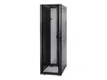 APC NetShelter SX - Rack - svart - 48U - 19&quot; TAA-samsvar - for P/N: SUA1000RM2U, SUA1000RM2U-TU, SUA1000RMI2U, SUA2200RMXLI3U, SUA5000RMI5U