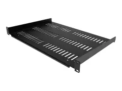 STARTECH 1U VENTED RACK SHELF - 12 IN (30.5CM) DEEP 1U SHELF - VENTED