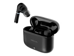 Nokia Clarity Earbuds 2 Pro - True wireless-hodetelefoner med mikrofon i øret - Bluetooth - aktiv støydemping - svart
