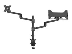 Neomounts DS20-425BL2 monteringssett - helbevegelses justerbar arm for LCD-skjerm / notebook - svart