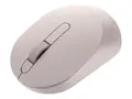 Dell MS3320W - Mus - optisk LED - 3 knapper tr&#229;dl&#248;s - 2.4 GHz, Bluetooth 5.0 - USB tr&#229;dl&#248;s mottaker - askrosa - l&#248;svekt - boks - med 3-&#229;rs Basic Hardware Warranty