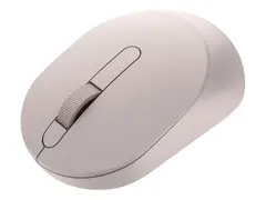 Dell MS3320W - Mus - optisk LED - 3 knapper tr&#229;dl&#248;s - 2.4 GHz, Bluetooth 5.0 - USB tr&#229;dl&#248;s mottaker - askrosa - l&#248;svekt - boks - med 3-&#229;rs Basic Hardware Warranty