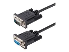 STARTECH.COM 3m RS232 Serial Null Mode Cable Crossover Serial Cable w Al-Mylar