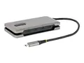 StarTech.com 4-Port USB-C Hub, 4x USB-C Ports, USB 3.1 10Gbps, Portable USB C Hub with 100W Power Delivery Pass-Through, Portable USB Type C Hub w/ 9.8in (25cm) Wrap-Around Cable USB Expansion Hub (HB31CM4CPD3) - hub - 4 porter