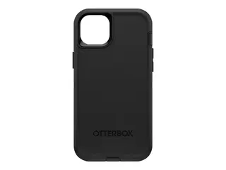 OtterBox Defender Series - Baksidedeksel for mobiltelefon robust - MagSafe-samsvar - polykarbonat, syntetisk gummi - svart - for Apple iPhone 14 Plus