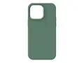 KEY - Baksidedeksel for mobiltelefon antibakteriell - MagSafe-samsvar - v&#230;skesilikon, hard polykarbonat - jadegr&#248;nn - 6.7&quot; - for Apple iPhone 14 Pro Max (6.7 tommer)