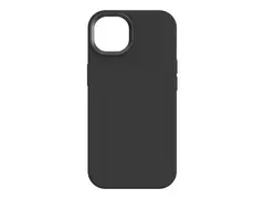 KEY Original - Baksidedeksel for mobiltelefon MagSafe-samsvar - silikon, polykarbonat - svart - for Apple iPhone 14 (6.1 tommer)