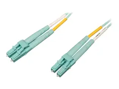 Eaton Tripp Lite Series 10Gb/40Gb/100Gb Duplex Multimode 50/125 OM4 LSZH Fiber Patch Cable (LC/LC), Aqua, 2M (6.6 ft.) koblingskabel - 2 m - akvamarin