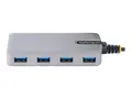 STARTECH.COM 4-Port USB Hub USB 3.0 5Gbps Bus Powered USB-A to 4xA w/ Optio